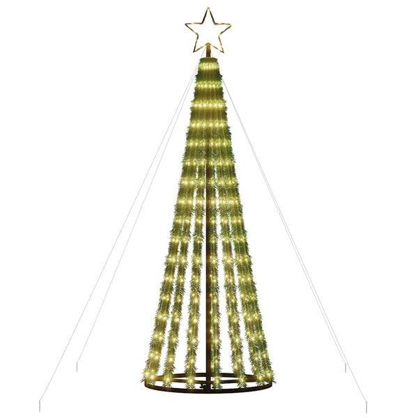 vidaXL LED Christmas Tree 688 LEDs Warm White 300 cm