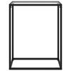vidaXL Console Table Transparent 60x35x75 cm Tempered Glass