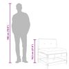 vidaXL Middle Sofas with Cushions 2 pcs Solid Wood Pine