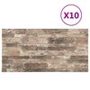 vidaXL 3D Wall Panels with Multicolour Brick Design 10 pcs EPS