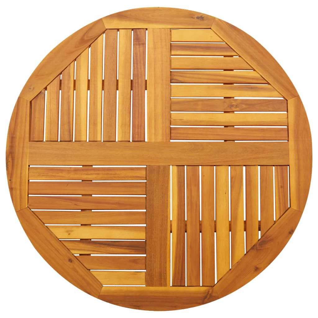 vidaXL Table Top Ø90x2.2 cm Round Solid Wood Acacia
