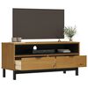 vidaXL TV Cabinet FLAM 110x40x50 cm Solid Wood Pine