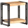 vidaXL Side Table 40x30x40 cm Rough Mango Wood