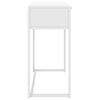 vidaXL Console Table White 72x35x75 cm Steel