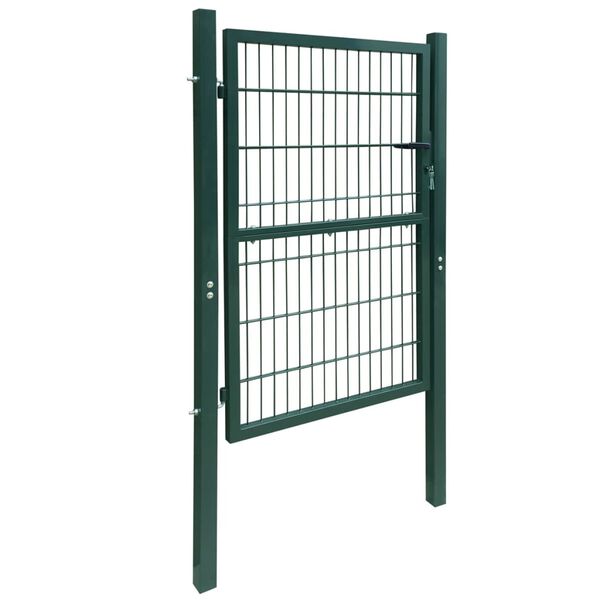 vidaXL 2D Fence Gate (Single) Green 106 x 170 cm