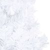 vidaXL Artificial Pre-lit Christmas Tree with Thick Branches White 210 cm