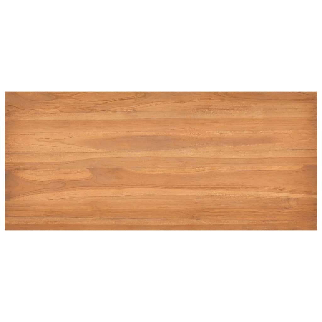 vidaXL Desk 100x45x75 cm Solid Teak Wood