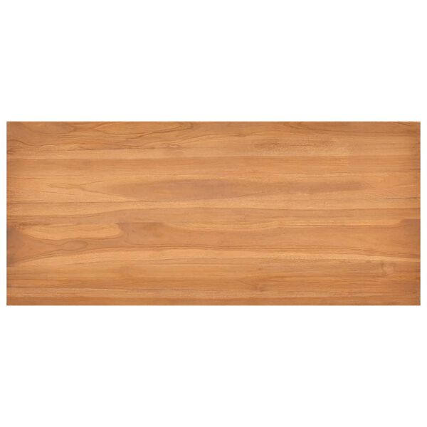 vidaXL Desk 100x45x75 cm Solid Teak Wood
