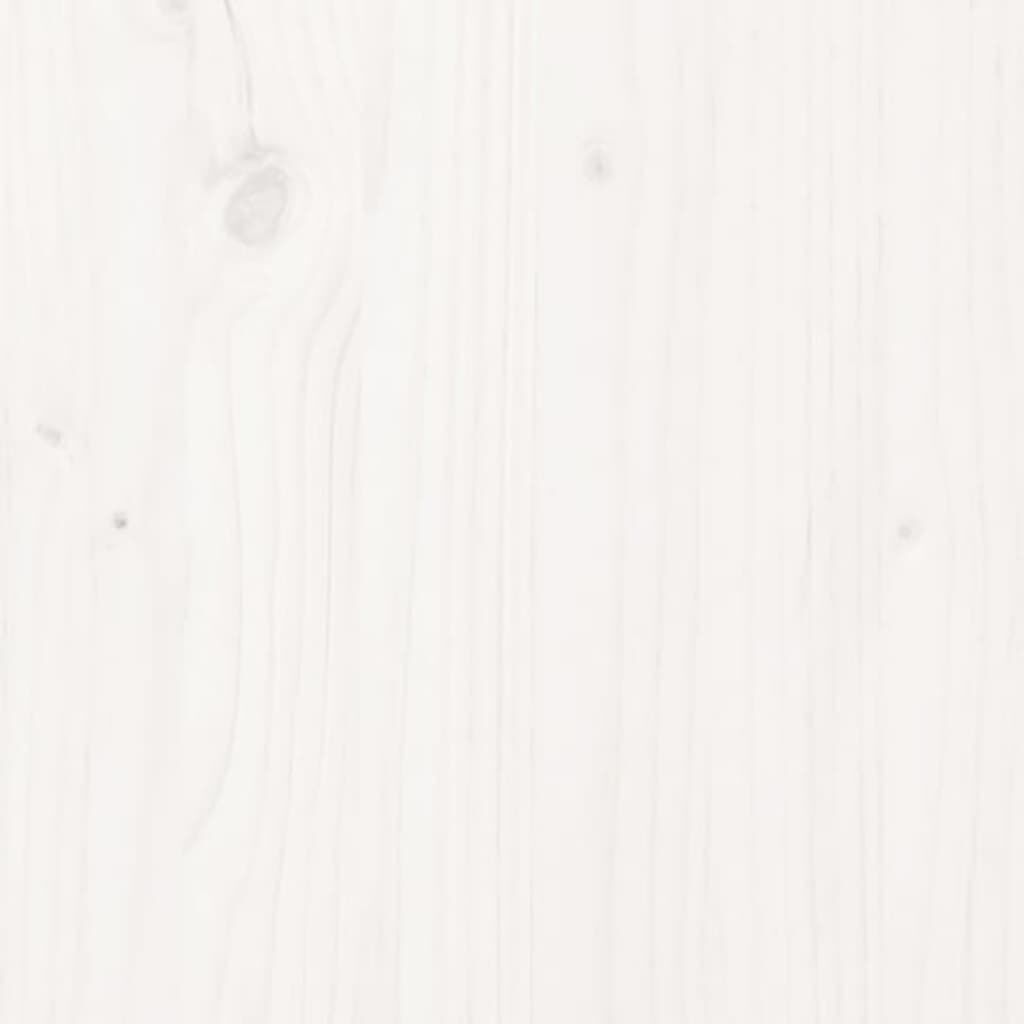 vidaXL Sideboard White 60x34x75 cm Solid Wood Pine