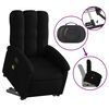 vidaXL Stand up Massage Recliner Chair Black Fabric