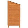 vidaXL Garden Shed Brown 55x52x112 cm Solid Wood Fir