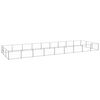 vidaXL Dog Kennel Silver 27 m&sup2; Steel