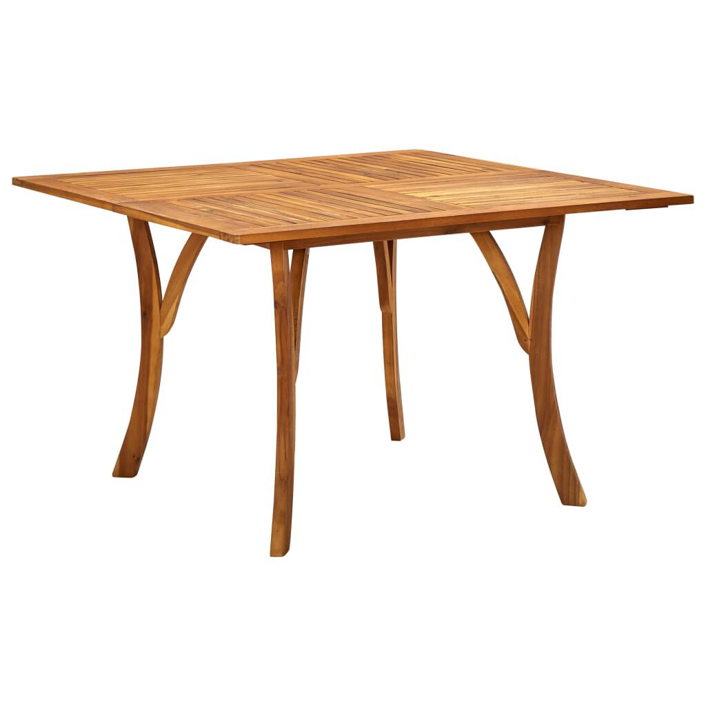 vidaXL 7 Piece Garden Dining Set Brown