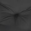 vidaXL Chair Cushions 2 pcs Black 40x40x7 cm Oxford Fabric