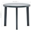 vidaXL Garden Table Green 89 cm Plastic