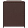 vidaXL Garden Storage Box Brown 120x50x60 cm Poly Rattan