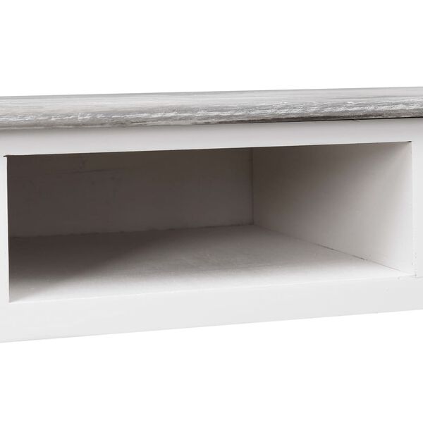 vidaXL Writing Desk Grey 110x45x76 cm Wood