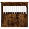 vidaXL Dog Crate Furniture Smoked Oak 64.5x80x71 cm Engineered Wood