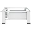 vidaXL Washing Machine Pedestal with Drawer White