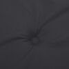 vidaXL Deck Chair Cushion Black (75+105)x50x4 cm