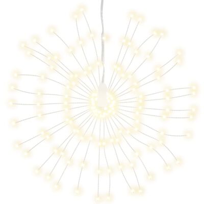 vidaXL Outdoor Christmas Firecrack Lights 10pcs Warm White 20cm 1400LEDs