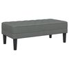vidaXL Sofa Set 2 pcs Dark grey 173 x 131 x 67 cm Fabric