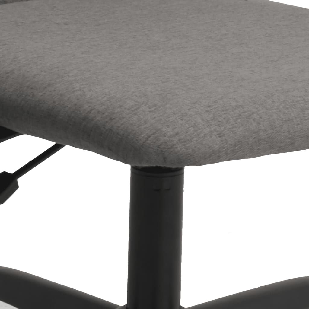 vidaXL Office Chair Dark Grey Fabric