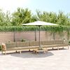 vidaXL 6 Piece Garden Pallet Sofa Set with Cushions Solid Wood Acacia