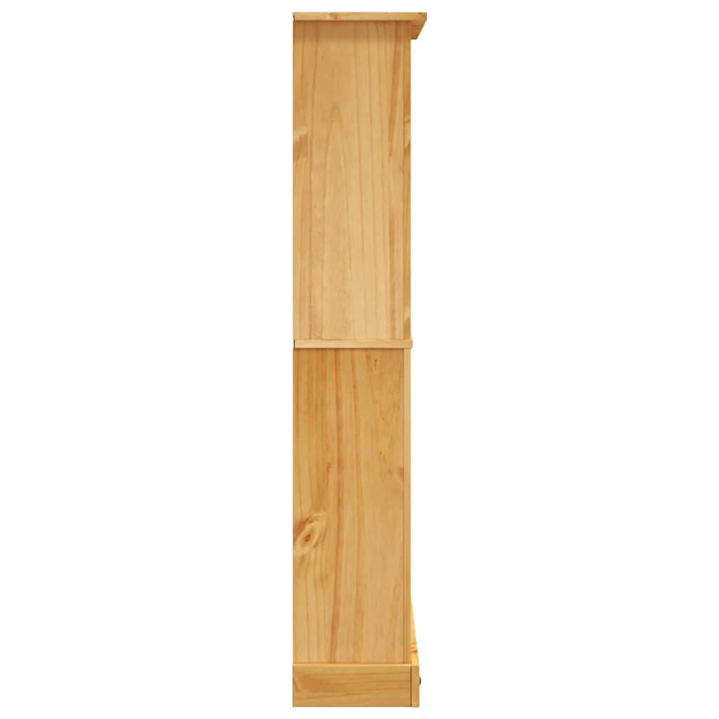 vidaXL 4-Tier Bookcase Mexican Pine Corona Range 80x29x150 cm