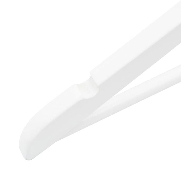 vidaXL 20 pcs Clothes Hanger Set Non-slip White Hardwood