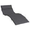 vidaXL Sun Lounger Cushion Anthracite 180x60x4 cm Oxford Fabric