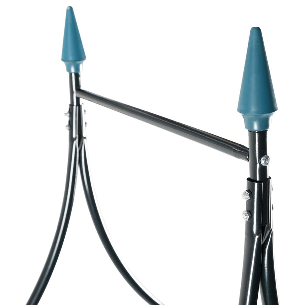 vidaXL Garden Arch Dark Green 120x38x258 cm Iron