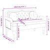 vidaXL Bench with Cushions Dark Green 120.5x65x75 cm Velvet