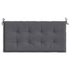 vidaXL Garden Bench Cushion Anthracite 120x50x4 cm Oxford Fabric