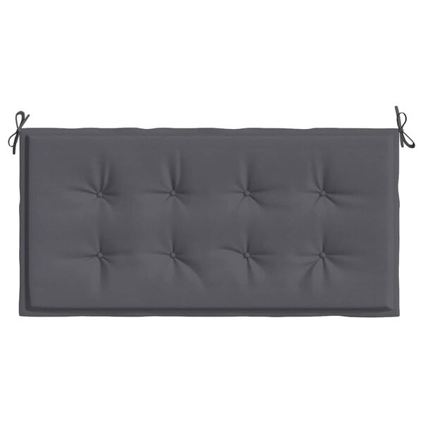 vidaXL Garden Bench Cushion Anthracite 120x50x4 cm Oxford Fabric