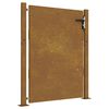 vidaXL Garden Gate 105x130 cm Corten Steel