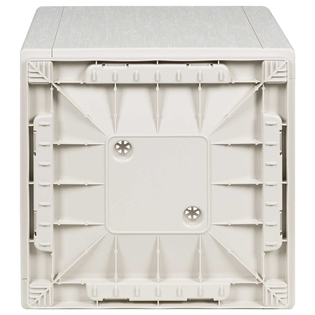 vidaXL Garden Planter White 36x36x35 cm PP