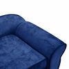 vidaXL Dog Sofa Blue 72x45x30 cm Plush