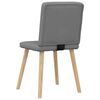 vidaXL Dining Chairs 6 pcs Dark Grey Fabric