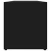 vidaXL TV Cabinet Black 120x34x37 cm Engineered Wood