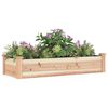 vidaXL Garden Raised Bed with Liner 120x45x25 cm Solid Wood Fir