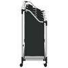 Laundry sorter with 4 bags black grey