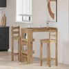 vidaXL Wall Bar Table Artisan Oak 102x45x103.5 cm Engineered Wood