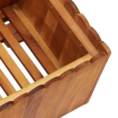 vidaXL Garden Raised Bed 100x30x25 cm Solid Acacia Wood