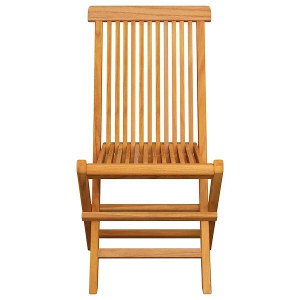 vidaXL Garden Chairs with Taupe Cushions 2 pcs Solid Teak Wood