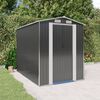 vidaXL Garden Shed Anthracite 192x274x223 cm Galvanised Steel