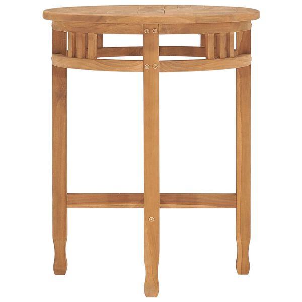vidaXL Bistro Table Ø60x75.5 cm Solid Teak Wood