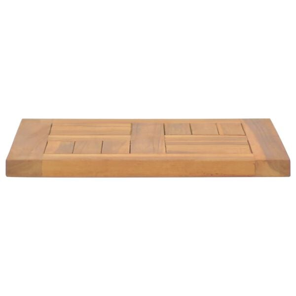 vidaXL Square Table Top 40x40x2.5 cm Solid Wood Teak