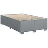 vidaXL Bed Frame without Mattress Light Grey&nbsp;Queen Fabric