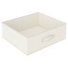 vidaXL Storage Rack with 4 Fabric Baskets Steel Cream